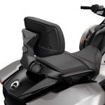 Can-Am Spyder F3 Verstelbare passagiersRuggensteun - Carbon Zwart