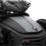 Can-Am Spyder F3 Stickerset strepen motorkap - Satijn Zilver